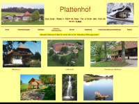 plattenhof-ferienwohnung.de Webseite Vorschau