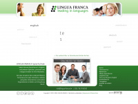 lingua-franca.de Webseite Vorschau