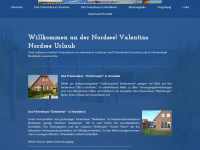 valentin-nordsee-urlaub.de Webseite Vorschau