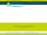 kuschelnest-schwielochsee.de Webseite Vorschau