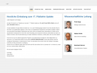 paediatrie-update.com Webseite Vorschau