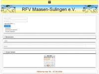 rfv-maasen-sulingen.de Webseite Vorschau