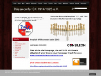 duesseldorfer-schachklub.de Webseite Vorschau
