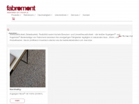 fabromont.ch Webseite Vorschau