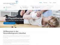 gesundheitspraxis-lilienthal.de Webseite Vorschau