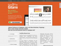 how2play-gitarre.com Webseite Vorschau