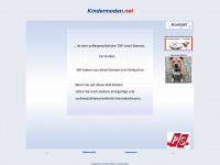 kindermoden.net Webseite Vorschau