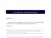 agnesblanchemarc.com Webseite Vorschau