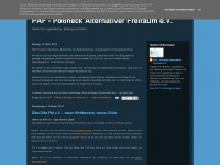 freiraum-poessneck.blogspot.com Webseite Vorschau