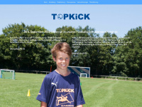 topkick-fussballschule.de Webseite Vorschau