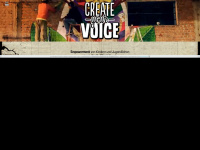 createyourvoice.org Webseite Vorschau