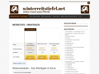winterreitstiefel.net Webseite Vorschau