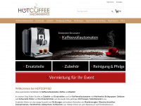 hotcoffee-shop.de Webseite Vorschau