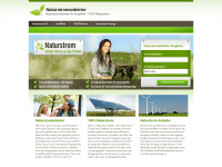 naturstromanbieter.net Webseite Vorschau