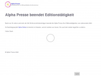 alpha-presse.info Webseite Vorschau