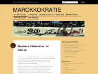 marokkokratie.wordpress.com Webseite Vorschau