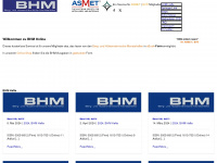 bhm-online.at Webseite Vorschau