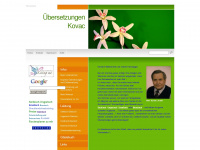 uebersetzungen-kovac.de Webseite Vorschau