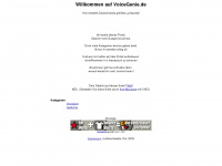 voicegenie.de Webseite Vorschau