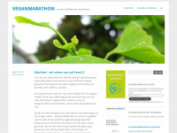 veganmarathon.wordpress.com Webseite Vorschau