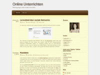onlineunterrichten.wordpress.com Webseite Vorschau