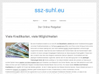 ssz-suhl.eu Webseite Vorschau