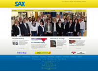 sax.biz Webseite Vorschau