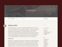 gastspiel.wordpress.com Webseite Vorschau
