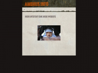 ambrus.info Webseite Vorschau