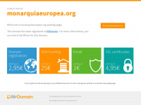 monarquiaeuropea.org Webseite Vorschau