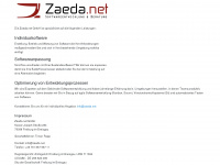 zaeda.net Webseite Vorschau