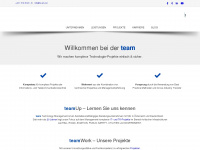 te-am.net Webseite Vorschau