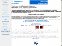 z3reg.com Webseite Vorschau