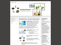 standard-elements.com Webseite Vorschau