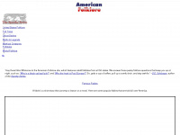 americanfolklore.net Webseite Vorschau