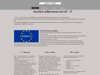 af-it.net Webseite Vorschau