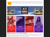 ay-bau.com Webseite Vorschau