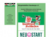 hausberger-freischiessen.de Webseite Vorschau