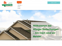 witzger-bedachungen.de Webseite Vorschau