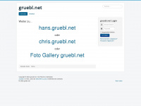 gruebl.net Webseite Vorschau