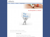 effecto.net Webseite Vorschau