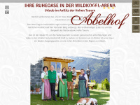 abelhof.com Webseite Vorschau