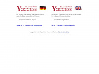 yaccess.net Webseite Vorschau