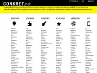 conkret.net Webseite Vorschau