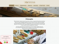 artess.info Webseite Vorschau