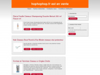 hophophop.fr Webseite Vorschau