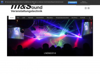 m-sound.biz Webseite Vorschau