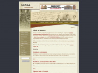 genea.cz Webseite Vorschau