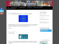 feuerwehr-kronberg.de Webseite Vorschau