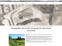 sv-geisenried.de Webseite Vorschau